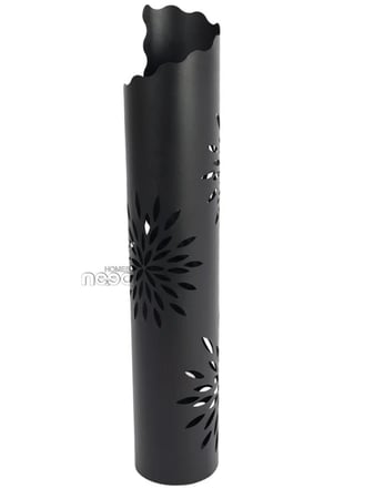 مبخرة بتصميم عصري حديد لون أسود قص ليزر