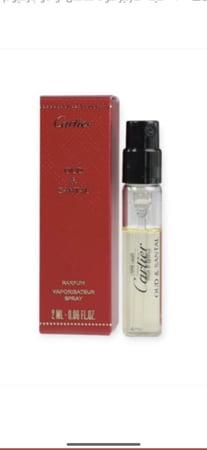 بوكس كاترير مع عطر كارتير لابنثر او عود سنتال 1 ml