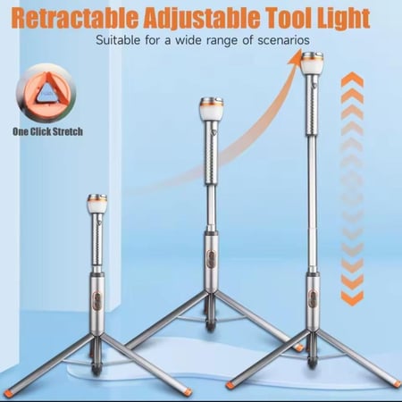 مصباح يدوي متعدد الوظائف 3 في 1 ، مغناطيسي LED