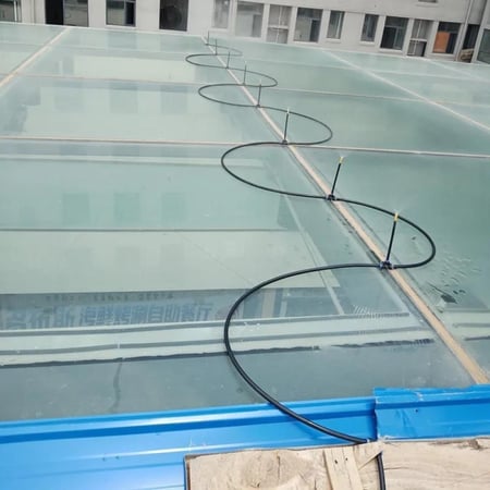 ضباب رش الزرع والاشجار  للتدوير  360 درجة