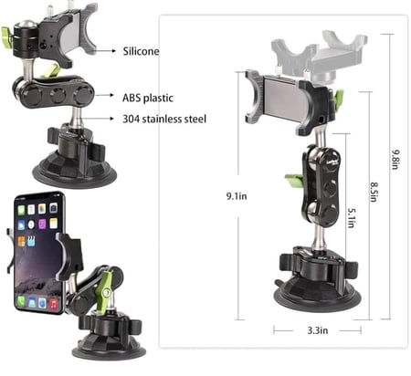 حامل جوال سيارة  كروي عالمي