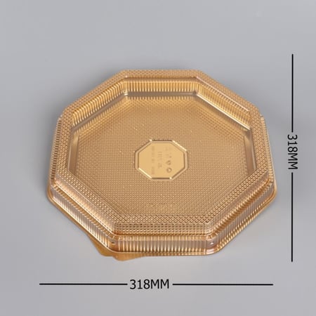 علبة حلا ذهبية ثماني