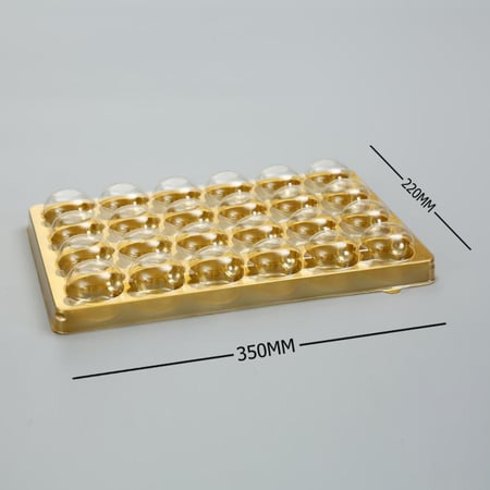 صحون ذهبيه بتقسيم دائري