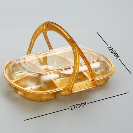 علبه حلا بمسكة يد - 6 اقسام