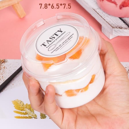 علب حلا شفافه