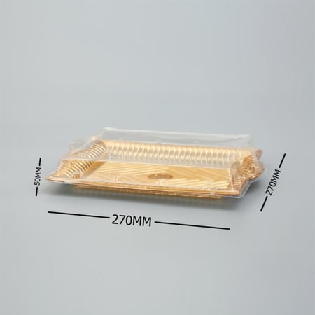 علبة حلا بقاعدة ذهبية