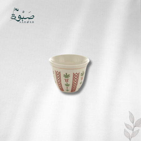 طقم فناجين شعبي للقهوة السعودية