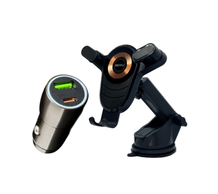 حامل جوال بشاحن لاسلكي BOXU