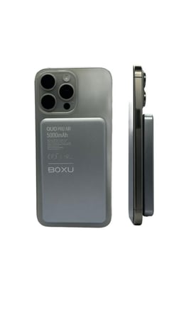 بنك طاقة لاسلكي مغناطيسي من BOXU 5000 mAh
