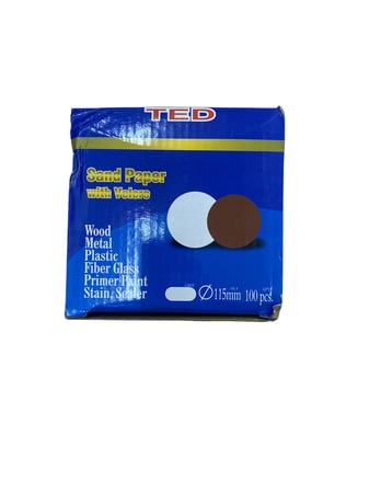 ورق صنفرة لزق احمر صغير  80