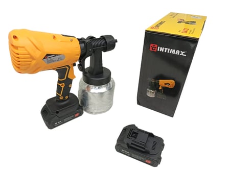 رشاش دهان كهربائي لاسلكي INTIMAX بقوة 68 فولت مع بطارية
