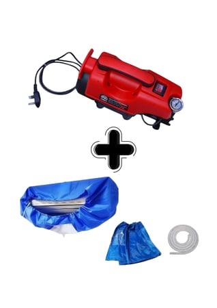 مضخة ماء ضغط عالي من POWER TK – طقم كامل مع خرطوم بطول 8 أمتار.