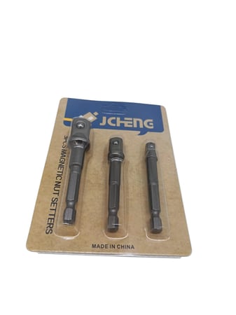 طقم تحويلة دريل 3 حبة 1/4 3/8 1/2