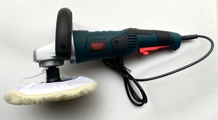 صاروخ تلميع وصنفرة احترافية 180 ملم – ماركة BOSS – قدرة 1500-2000 واط