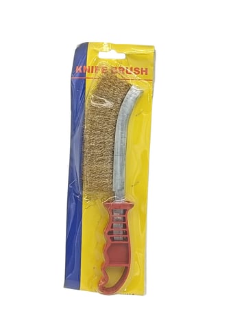 فرشة سلك نحاس يد بلاستيك