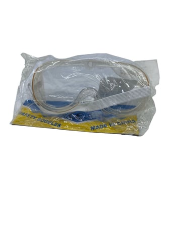 نظارة حماية من الغبار ربر شفاف | حماية صناعية