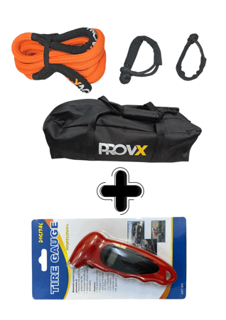 واير سحب 11 طن 9 متر + حقيبة+ ربطتين 14 طن من PROVX