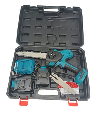 منشار 8&6 إنش | POWER TK | بدون فحمات مع بطاريتين 10 خلايا أصلي + شاحن TPC