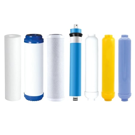 طقم فلاتر لفلتر 7 مراحل (غيار السنتين)