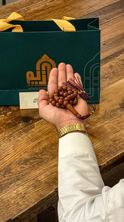 سبحة بكلايت كركوشة كويتي بني