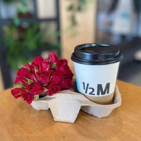 قهوة مع ورد