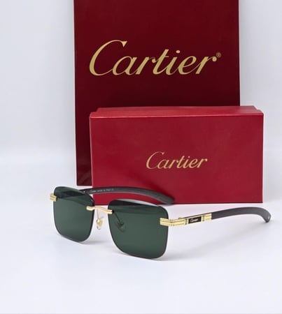 نظارة-كارتييه- خشب