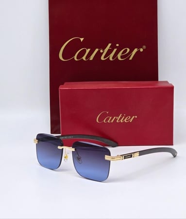 نظارة-كارتييه- خشب