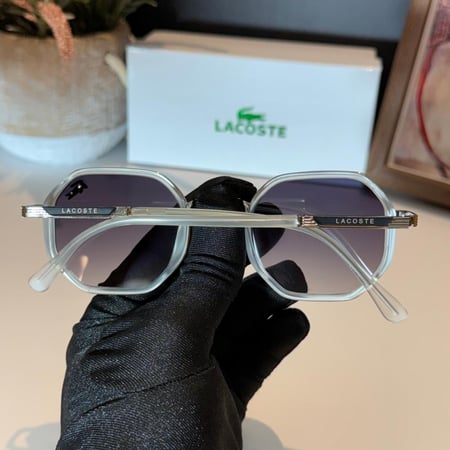 نظارة-لاكوست اصدار جديد شفاف ترند