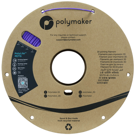 polymaker PolyLite™ PETG Purple/1.75mm/1kg