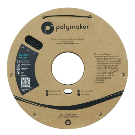 polymaker PolyFlex™ TPU95 Black/1.75mm/0.75kg
