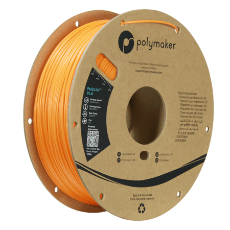 polymaker PolyLite™ PLA Orange/1.75mm/1kg