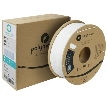 polymaker PolyLite™ ABS White/1.75mm/1kg