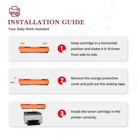 حبر طابعة HP 126a