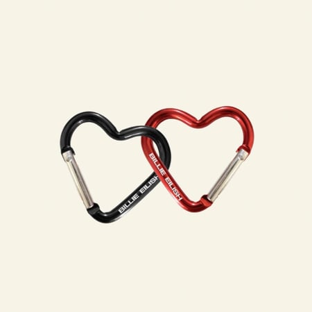 L'AMOUR CARABINER CLIP SET