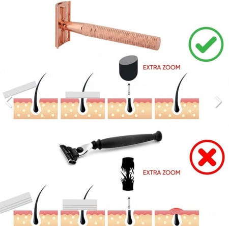 موس الحلاقة للنساء