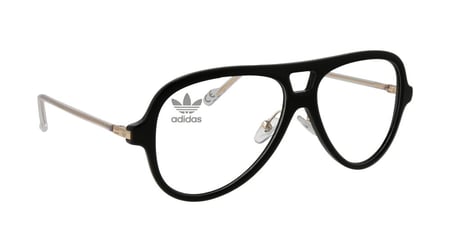 نظارة طبية ماركة اديداس 001O اللون : 009.120 أسود و ذهبي Adidas