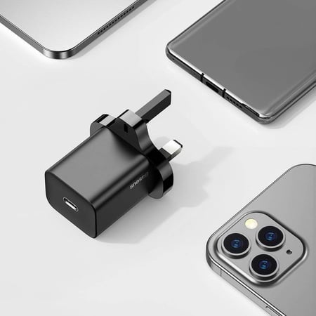 شاحن جداري PD بقوة 20 واط من بيسوس - اسود