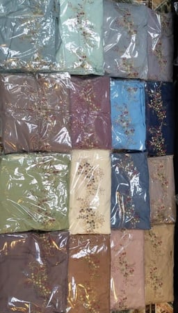 3 شرشف/ جلال صلاة مطرز بارد قطن بشريط حول الخصر.