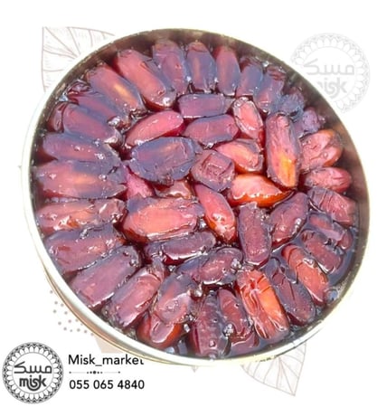 تنك تمر برني طري 1.5 كيلو