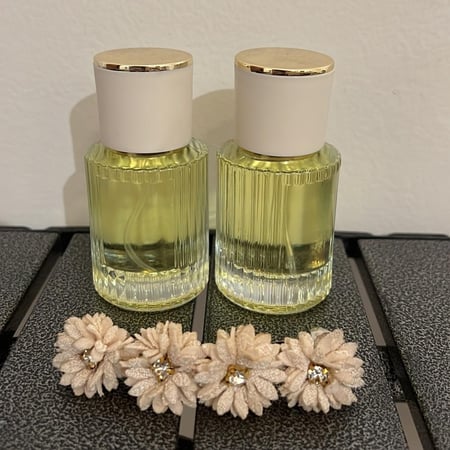 عرض (2) عطر فرنسي مزيجه الفريد من الزهور النادرة رائحة أنيقة تعكس أناقتك