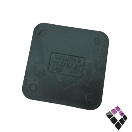 بسكوت حشوة حديد تسليح بلاستك مربع شمباد مقاس 7×7× 2 ملي..