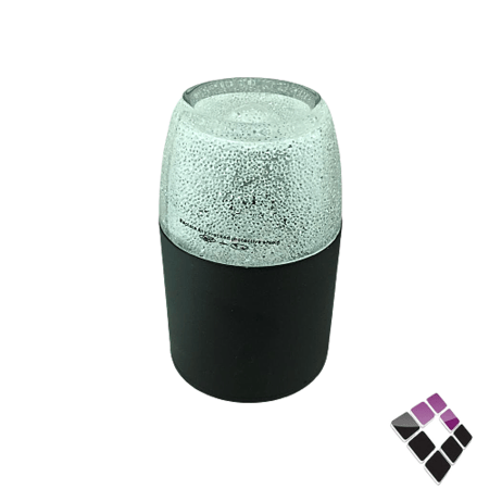 كشاف سور خارجي LED أب داون كرستال همر HUMMER صيني جرم أسود اضاءة أسفل لون أصفر 7W رقم HU9469/1*7W/3000K