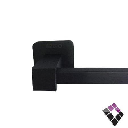 علاقه مناشف مفرد مديل مربع اسود مطفي صيني ORISA رقم M59 Blsck.