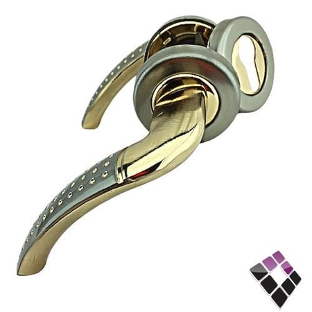 يد كالون DALI صيني زنك متحرك مفصول لون ذهبي + فضي فاتح م/ نقاط رقم Y110/S/SN/GP