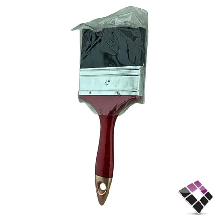 فرشه بويه لون عنابي + نحاسي صيني 4"×100mm