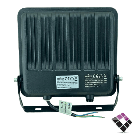 كشاف LED كوبس خارجي HAINZO شريحة SMD بروجكترإضاءة 6500K أبيض لومن 15000LM سطوع عالي 100W