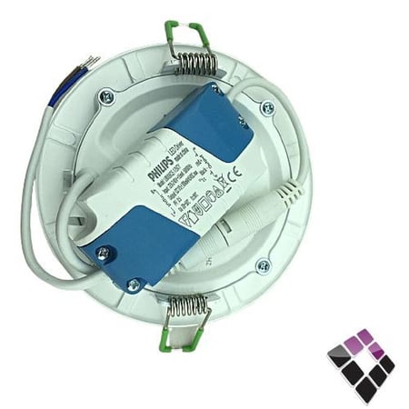 كشاف LED اسبوت لايت بنل PHILIPS صيني مدور جرم أبيض إضاءاة شمسي6W رقم 0004 ***