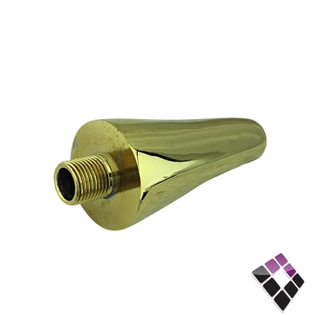 صباب ماء خلاط دش دفن مخفي نحاس مطلي لون ذهبي دائري مخرج 1 خط اوريسا ORISA صيني رقم 50027