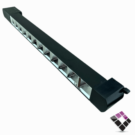 ترك لايت لينير LED مجرى متحرك NEW POWER جرم أسود إضاءة 3000K أصفر شفاف 30W×51CM رقم 103089