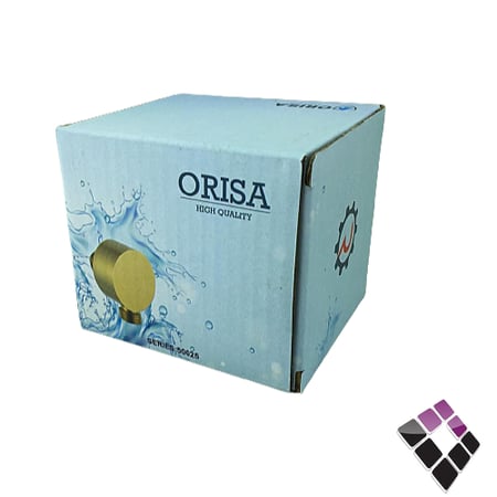 كوع مشبك شطاف ديكور دائري  للخلاط  الدفن المخفي اوريسا ORISA صيني نحاس مطلي ذهبي رقم 50025